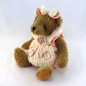 Teddytime Classic Teddy Bear Plush ~ Jemima ~ Soft Toy Stuffed 30cm Gold Series - Picture 1 of 8