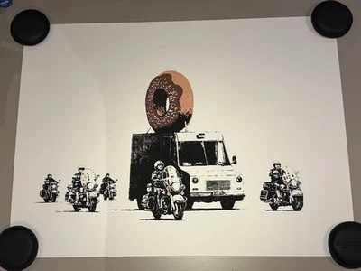 Original West Country Prince - Banksy - Donut /500 — 第 1/4 张图片