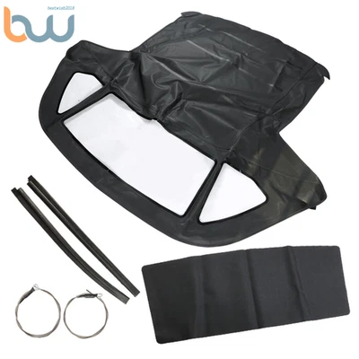 Ajuste para Mercedes-Benz R107 280SL 560SL 380SL 450SL 1972 1973-1989 techo blando negro Foto 1 de 4