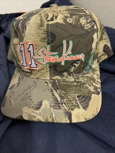 Steve Kinser 11 Racing Vintage Camo SnapBack Hat Design Dynamix Rare Scarce - Picture 1 of 6