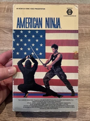American Ninja 1985 VHS Cannon Films Big Box Michael Dudikoff Judie Aronson - Image 1 of 4