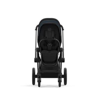 NUEVO Cochecito de bebé Cybex Priam 3 - 1 Platinum (marco y chasis de asiento) negro negro Foto 1 de 4