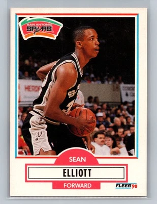 1990-91 Fleer #171 Sean Elliott San Antonio Spurs - Image 1 of 2