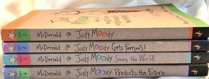 Judy Moody book lot 1 to 4 Megan McDonald Paperback Ages 6 to 10 - Picture 1 of 11