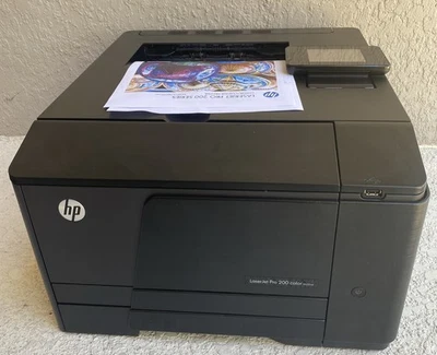 HP LaserJet Pro 200 Color Laser Printer - Low 2548 Pgs! - with toner - HP m251nw - Image 1 of 3