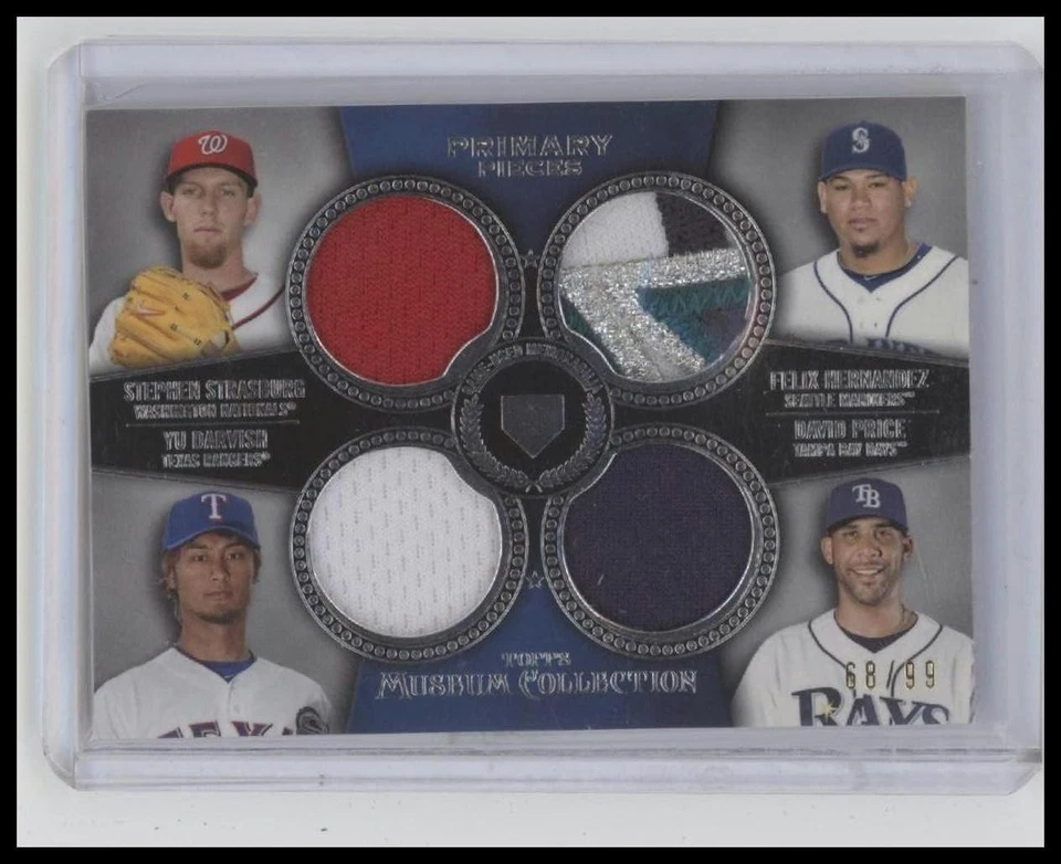 Parche Colección Museo Strasburg Felix Hernández Yu Darvish Price 2013/99 Foto 1 de 2