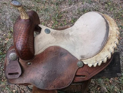 14" Billy Cook Barrel Racing Saddle  - Image 1 of 4