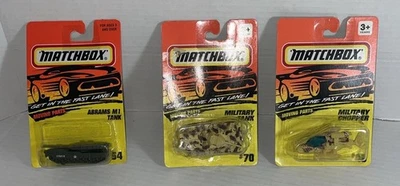 Matchbox Military Vehicles With Moving Parts Tanks And Helicopter - Image 1 of 4