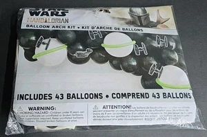 Star Wars The Mandolorian 43 Ballonbogen Set plus 6 Ausschnitte versiegelt NEU - Bild 1 von 6