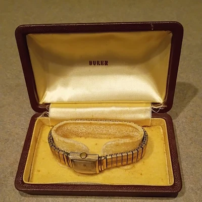 1950's Vintage Men's Buren Self Winding Watch with  Box - Running - Image 1 of 4