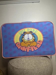 Vtg 1978 "100% Pure Garfield" The Cat Suitcase Luggage With Original Tags - Picture 1 of 15