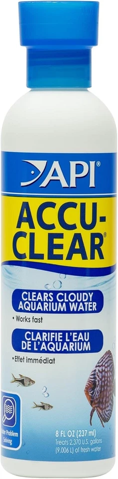 * API Accu-clear Freshwater Aquarium Water Clarifier 8 Oz