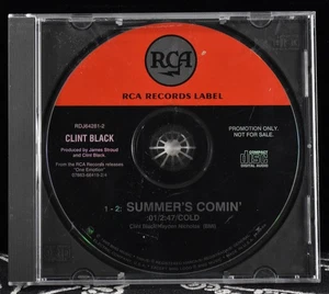 Summers Comin' by Clint Black (CD, 1995, Promo) - Picture 1 of 5
