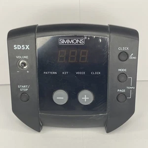 Simmons SD5X Electronic Drum Module Tested Working - Picture 1 of 6