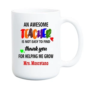 Impresionante Taza Personalizada para Profesor Taza Personalizada Taza de Café Regalo de Apreciación - Imagen 1 de 3
