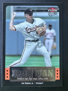 Cal Ripken Jr - 2007 Fleer Ultra Ultra Iron Man #UIM-29 HOF - Baltimore Orioles - Picture 1 of 3