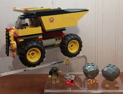 LEGO CITY: Mining Truck (4202) 100% Complete with Miner Minifigure-Retired Set - Image 1 of 4