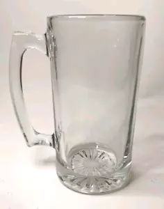 New Large Glass Beer Drinking Sports Mug 26.5 oz. 7" Bar Octoberfest Ale Draft - Picture 1 of 3