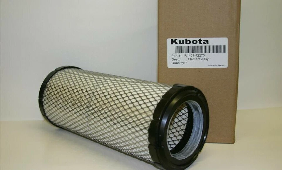 GENUINE OEM KUBOTA R1401-42270 AIR FILTER - Image 1 of 1