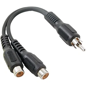 RCA AH25R RCA Y-Adapter (1 Male to 2 Females) - Picture 1 of 1
