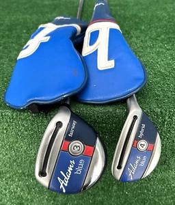Adams BLUE 3-Wood 15° & 4-Hybrid 22° Set, Regular Aldila SlimTech 55, MRH + HC - Picture 1 of 9