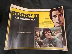 Original Theater Filmplakat 1979 ROCKY 2. Größe 16" x 12" auf Spanisch - Bild 1 von 6