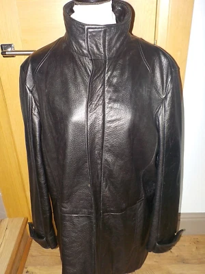 Bally Lamb Nappa Leather Jacket Men’s Size 40 L Wool Insulation. - Image 1 of 4