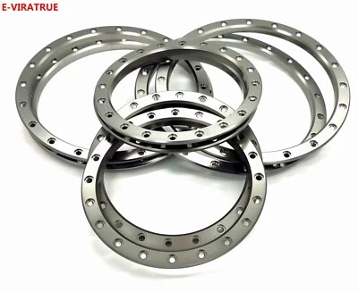 Alu outer&Inner Lock Ring For PRO-Line MX43Tire For TRAXXAS XMAXX/XRT 1/5 8pcs - Image 1 of 3