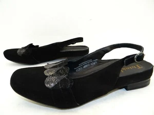 Sandali Think Gaudi sandali scarpe basse scarpe donna taglia 38 neri - Foto 1 di 11