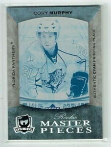 07-08 UD Upper Deck The Cup  Cory Murphy  1/1  Printing Plate  Rookie