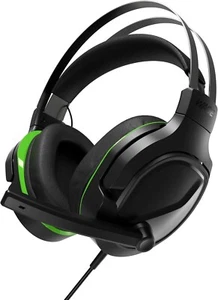Wage Pro Universal Wired Gaming Headset - Black/Green - Picture 1 of 2
