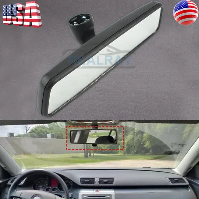 Black Car Interior Inner Rearview Mirror for Volkswagen Jetta MK4 1999-2004  - Image 1 of 4