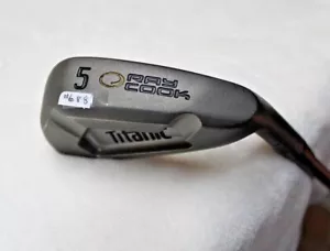 *NEW GRIP Ray Cook "Titanic" Titanium #5 Iron Made in USA Men's Right Hand #688 - Picture 1 of 10