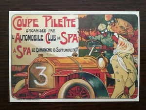 POSTAL PROMOCIONAL ESTILO VINTAGE DE AUTOMOVILISMO *Reproducción del original* - Imagen 1 de 6