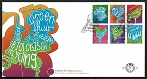 SG05 NETHERLANDS 2011 Two FDC's Green topics - Picture 1 of 2