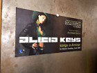 ALICIA KEYS Songs In A Minor VINTAGE 2-SIDED PROMO BANNER 2001 J Records RnB &