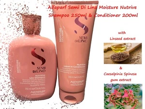 Alfaparf Semi Di Lino Moisture Nutrive Shampoo 250ml & Conditioner 200ml - Picture 1 of 1