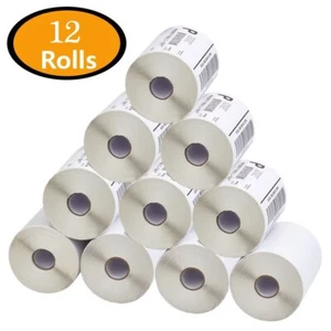 12 Roll 4x6 Direct Thermal Address Shipping Labels 250/Roll for Zebra 2844 ZP450 - Picture 1 of 5