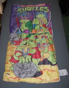 Saco de dormir vintage 1990 Teenage Mutant Ninja Turtles, TMNT, Mirage - Imagen 1 de 18