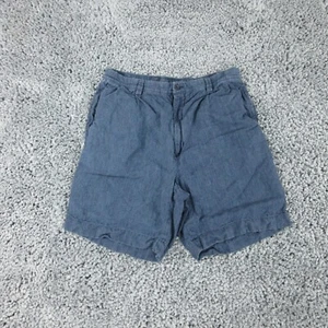 Nautica Shorts Mens 36 Blue Linen Rigger Chino 34x8* - Picture 1 of 15