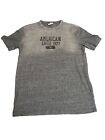 American Eagle Outfitters T Shirt Adult Fade Gray Super Soft Logo Size XS Unisex