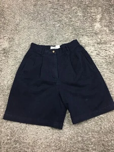 Jones Sport Shorts Womens Size 8 Khaki Cotton Blue Vintage Jones New York - Picture 1 of 12