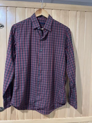 Zachery Prell Brushed Cotton Button Down Shirt Plaid Mens Size Med 100% Cotton - Image 1 of 4