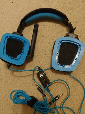 Logitech G430 Gaming Headset with Dolby 7.1 Surround Sound FOR PARTS - Image 1 of 4