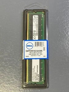 SNPP2MYXC/64VXR DELL 64GB (1X64GB) 3200MHz PC4-3200 SERVER MEMORY MODULE UPGRADE - Bild 1 von 3