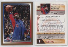 2005-06 Topps Total Gold /10 Rasheed Wallace #187