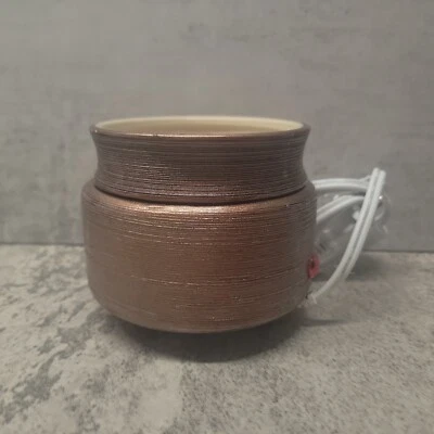 YANKEE CANDLE Copper Electric Tart Wax Warmer Bronze Brown  - Image 1 of 4