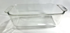 Pyrex 213-R Clear Glass Loaf Pan Bread Baking Dish 1.5 Qt 8.5" x 4.5" x 2.5" - Picture 1 of 6