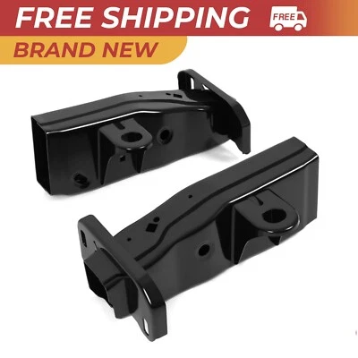For Ford F-150 09-14 Driver&Passenger Bumper Bracket Front Frame Rail Repair Kit Foto 1 de 4