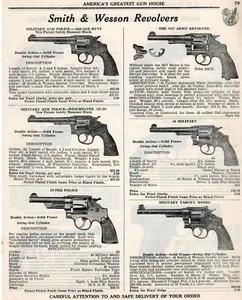 1932 Print Ad Smith & Wesson S&W 1917 Army, Super Police, 44 Military Revolver - Bild 1 von 2